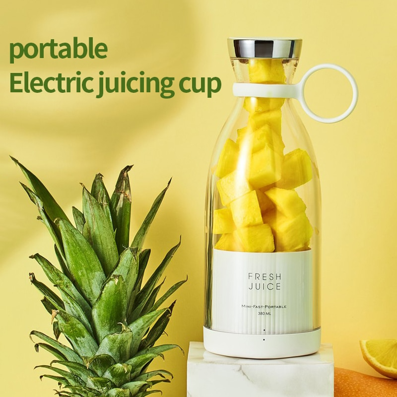 Smart Mini Portable 300ML Juicer Bottles With USB Rechargeable