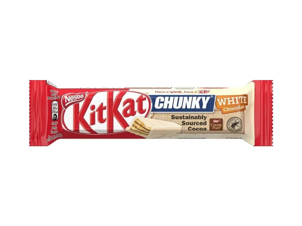 Nestle KitKat Chunky White Chocolate Waffers 40g Pack