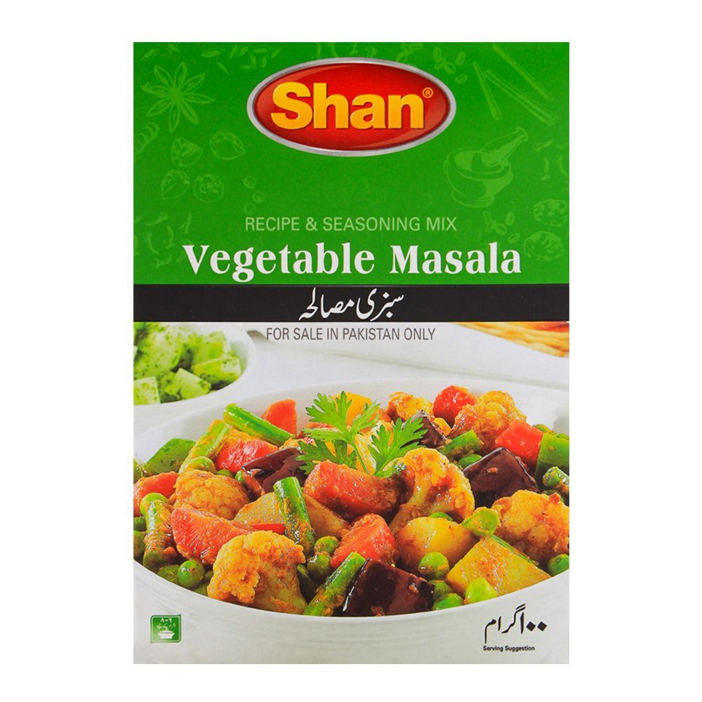 Shan Vegetable Masala 100 Gram Box