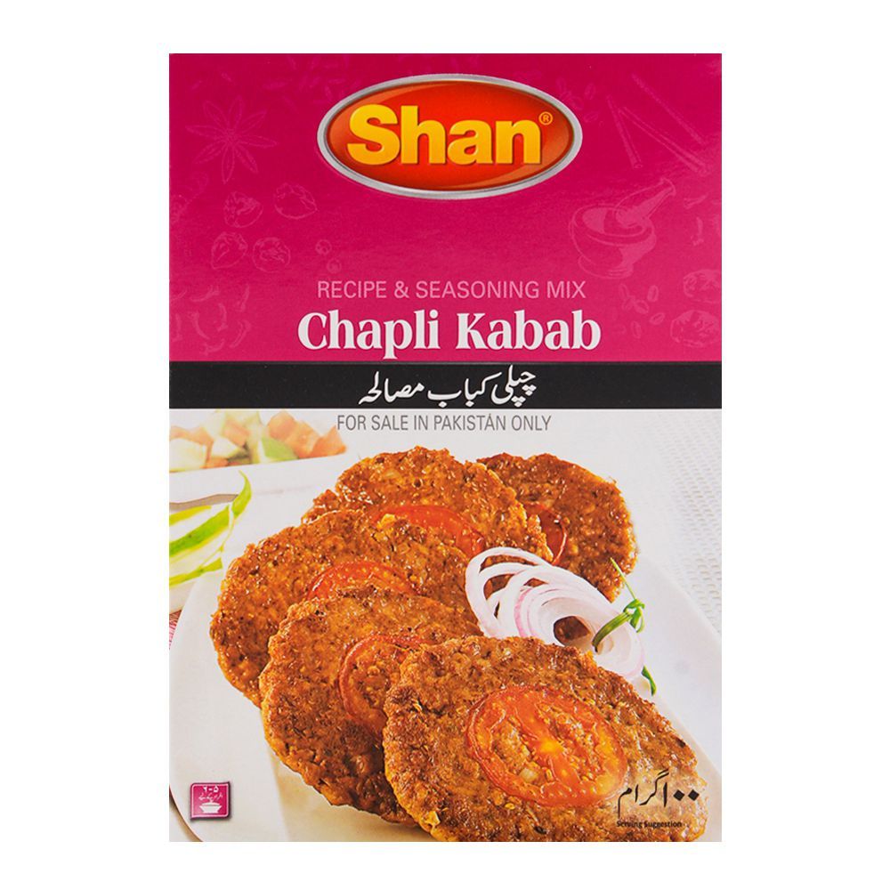 Shan Chapli Kabab Masala 100 Gram Box