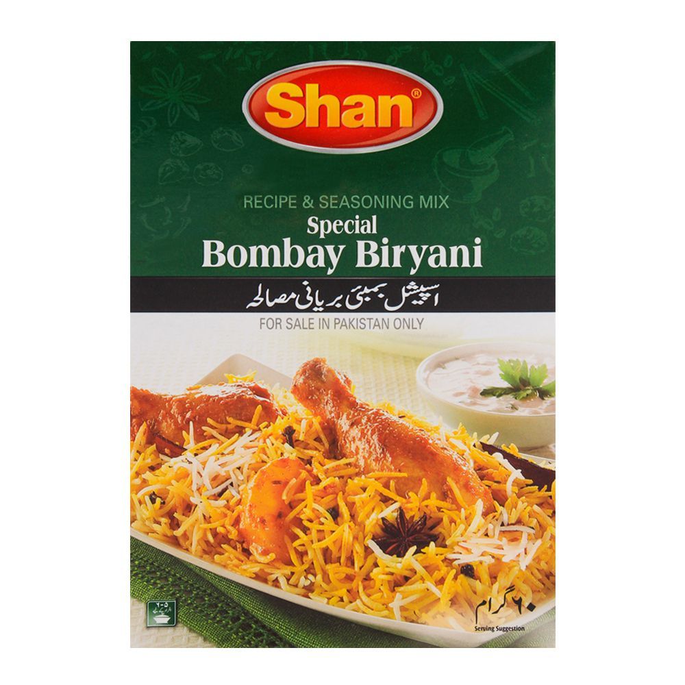 Shan Special Bombay BIryani  Masala 60x2 Gram Box