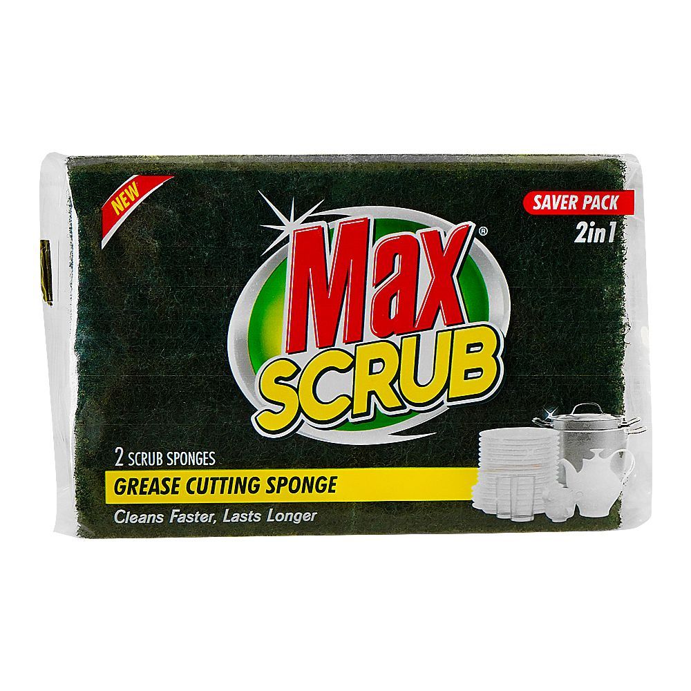 Max Nail Saver Scrub 2 in 1 Sponge Value Pack