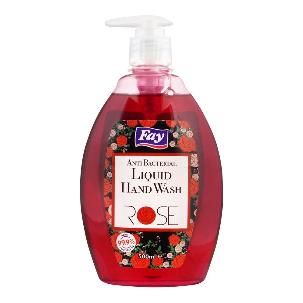 Fay Antibacterial Rose Hand Wash 500 ML Pump