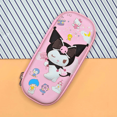 Adorable Sanrio Kuromi & Friends Pink Pencil Case
