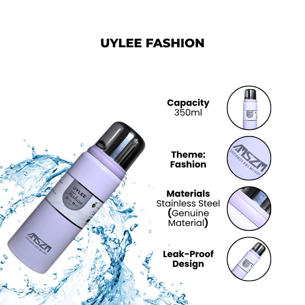 UYLEE Fashion 350ml Stainless Steel Leak-Proof Bottle