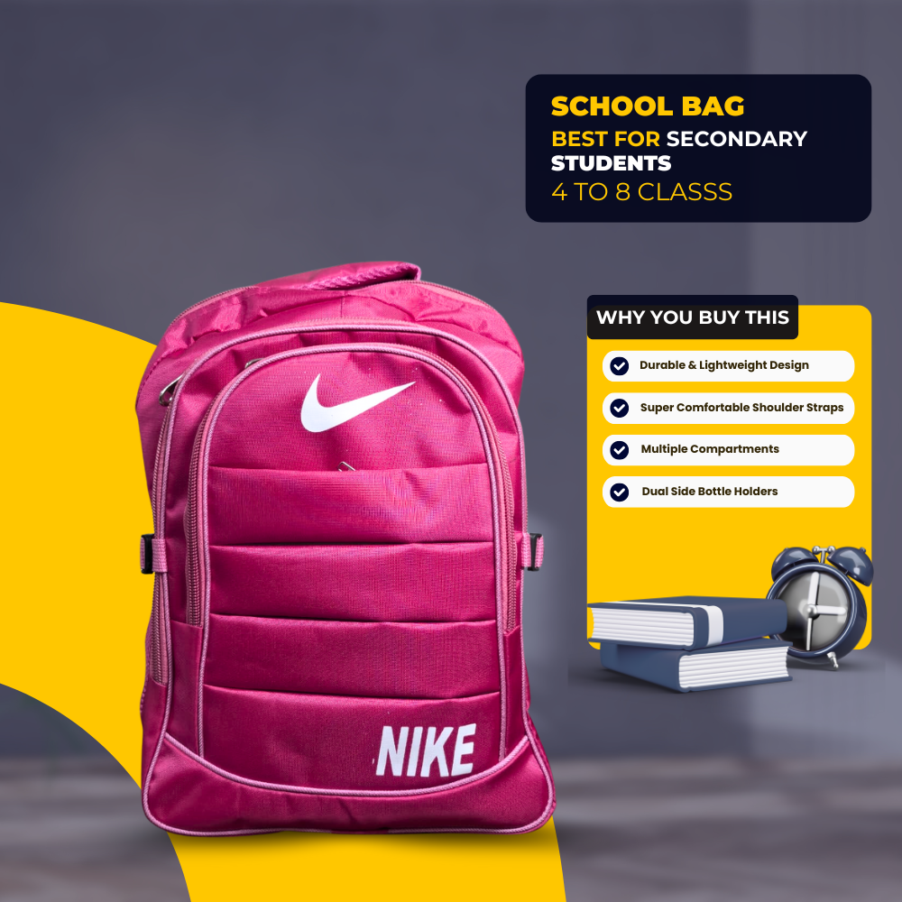 Nike School Bag for Secondary Students - Durable & Comfortable