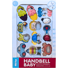 "Delightful Baby Handbell & Teether Set"