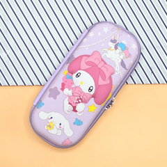 Adorable Sanrio My Melody & Friends Purple Pencil Case