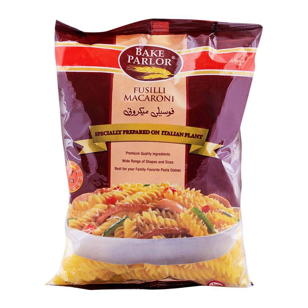 Bake Parlor Fusilli Macaroni 400g Pack