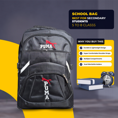 Puma School Bag for Secondary Students - Durable & Comfortable