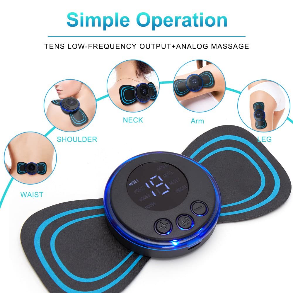 Electric EMS Body Massager Portable Mini Electric Pad