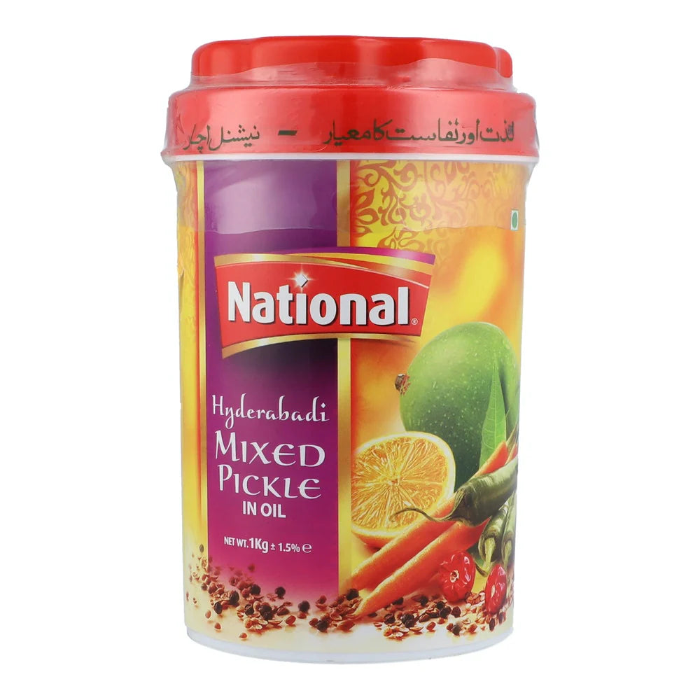 National Hyderabadi Mixed Pickle 1kg Jar