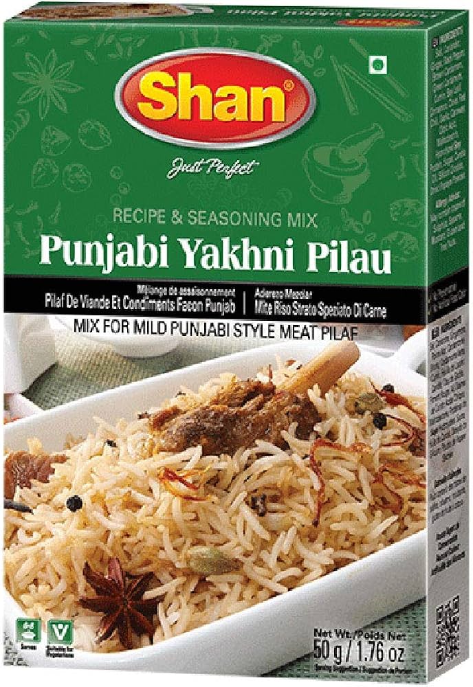 Shan Punjabi Yakhni Pilau Masala 50 Gram Box