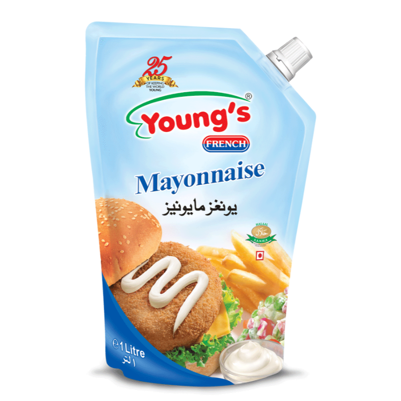 Young's French Mayonnaise 1 Liter Pouch