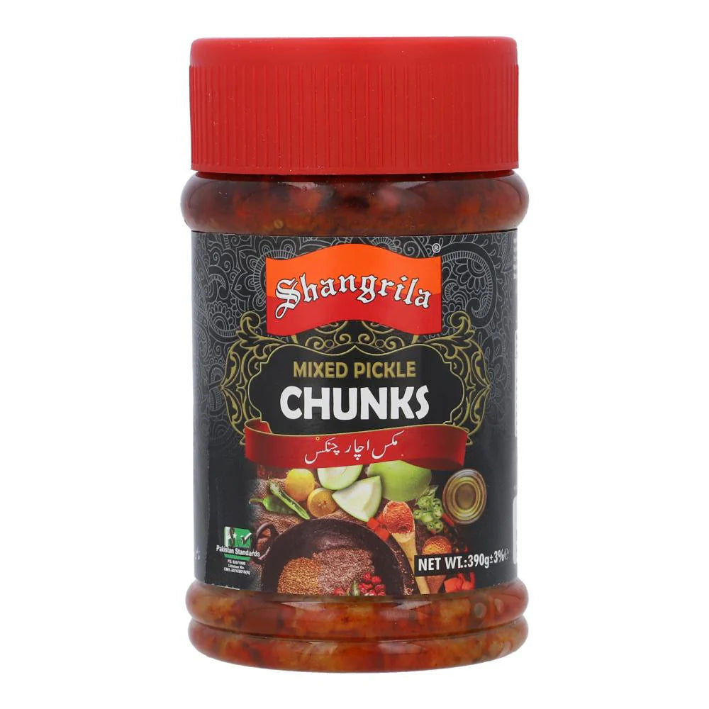 Shan Mixed Pickle 400 Gram Plastic Jaar