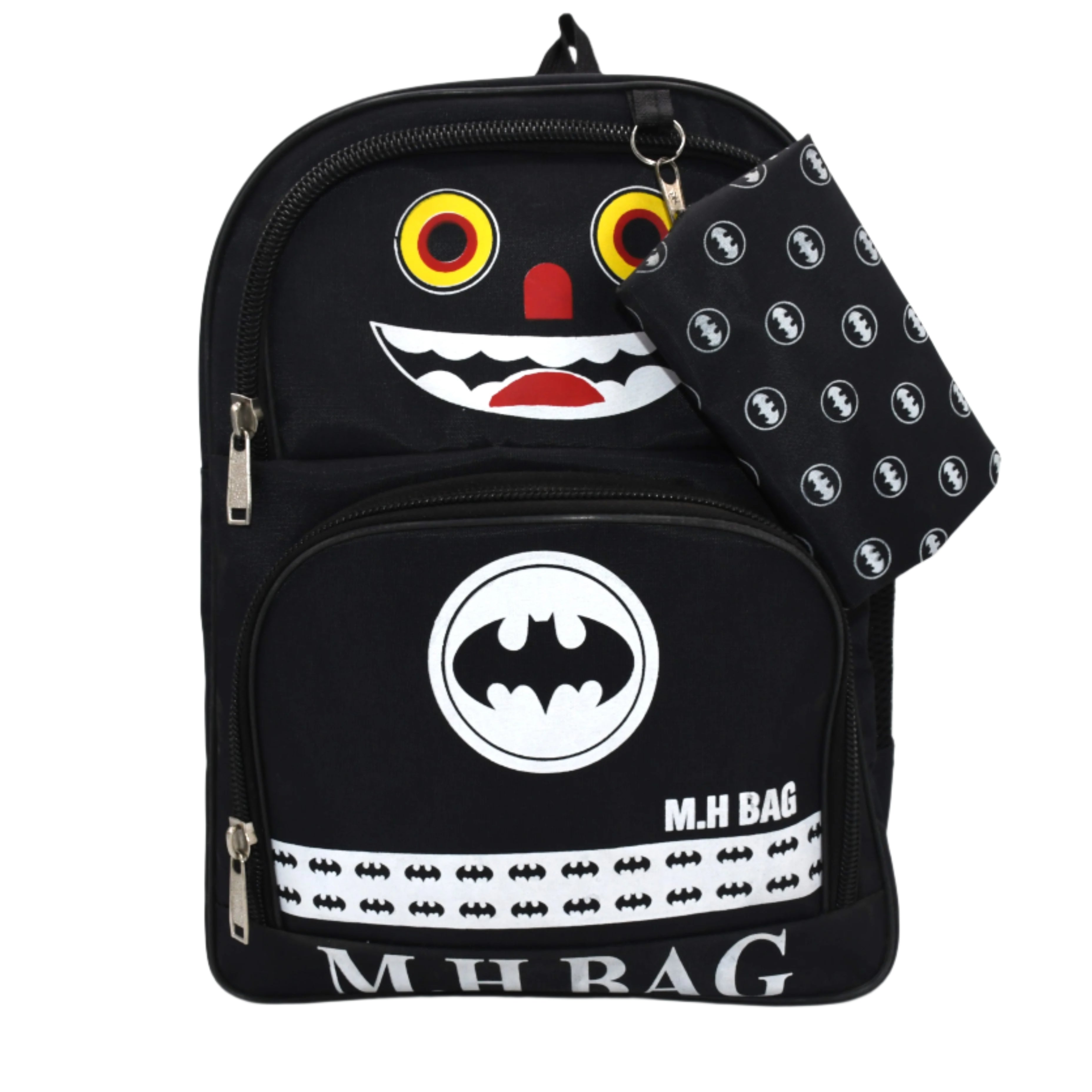 Batman BLACK backpack School Bag