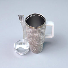 Sparkle & Sip: The Ultimate 40oz Bling Tumbler