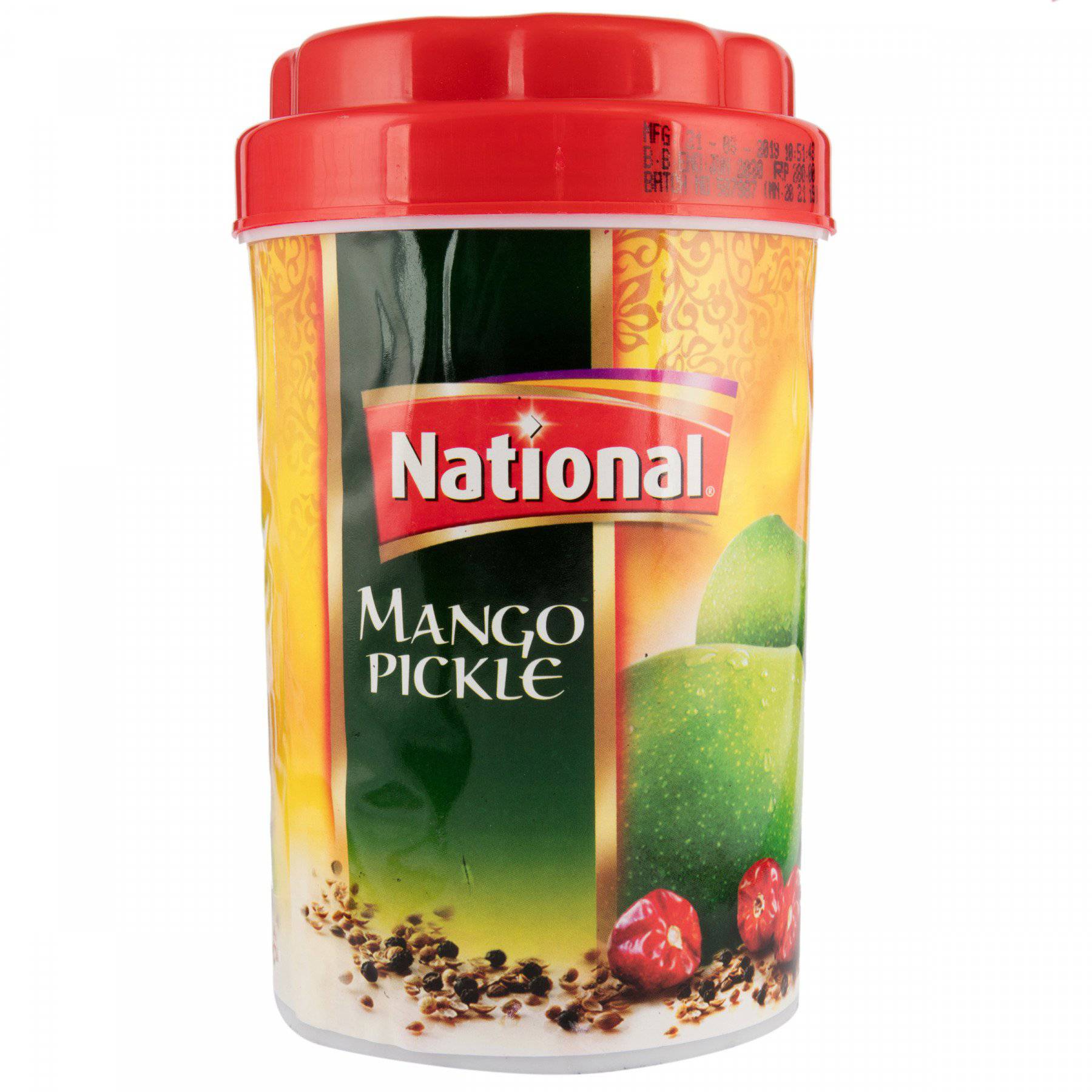 National Mango Pickle 1kg Plastic Jar