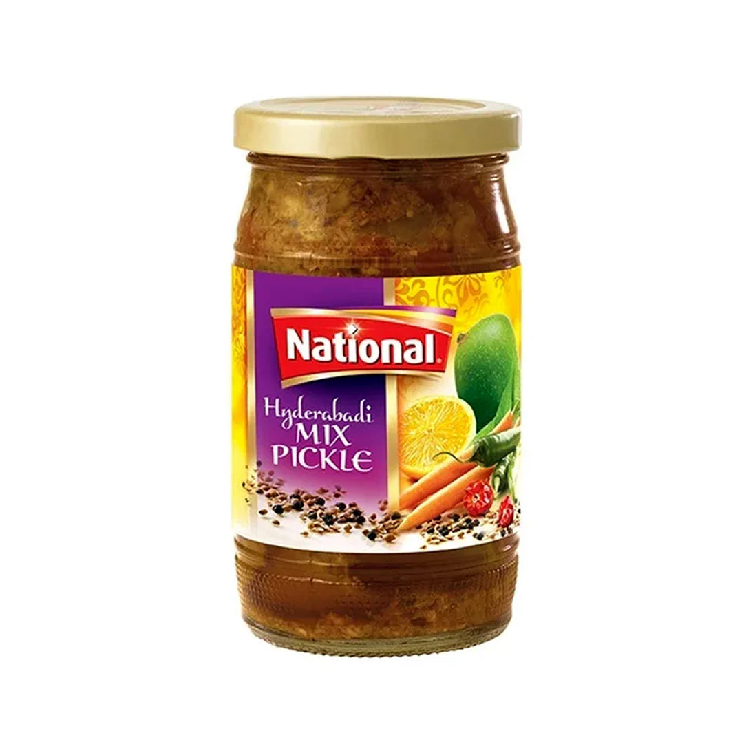 National Hyderabadi Mixed Pickle 320g Bottle