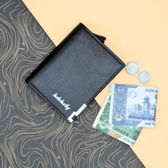 Balebaily Men's Classic Black Wallet