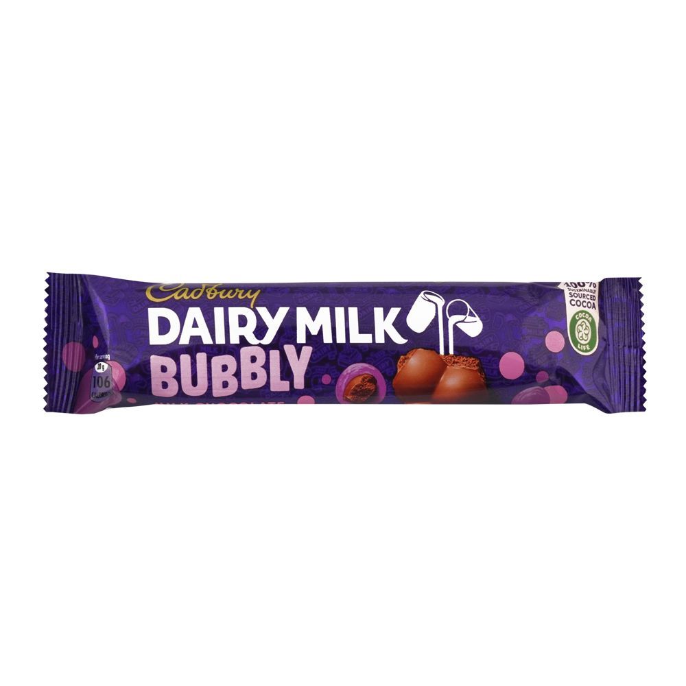 cadbury dairy bubbly 20 gram pack