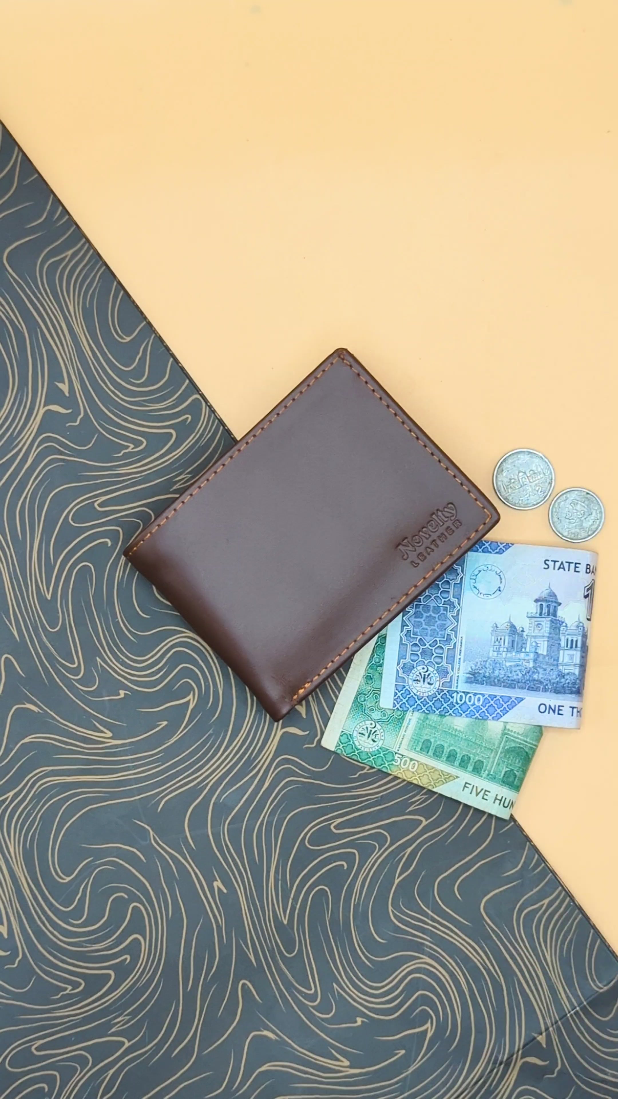 The Novelt Leather Bifold Wallet: Classic Style, Everyday Essential