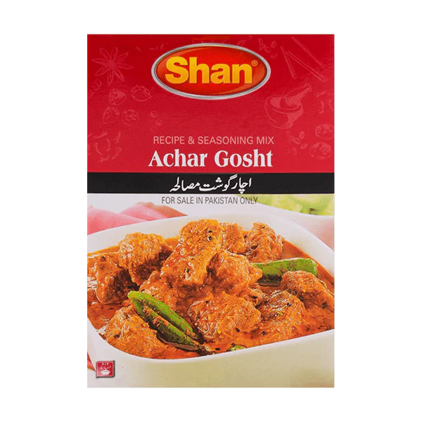 Shan Achar Gosth Masala 50 Gram Box