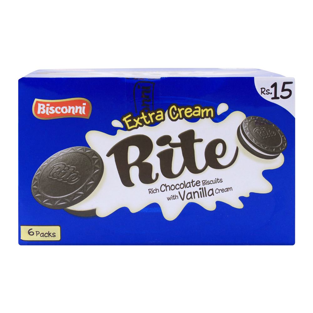 Bisconni Rite Chocolate Vanilla Biscuits 6 Piece Box