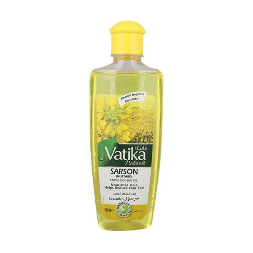 Vatika Sarson Hair Oil 100ml Bottle