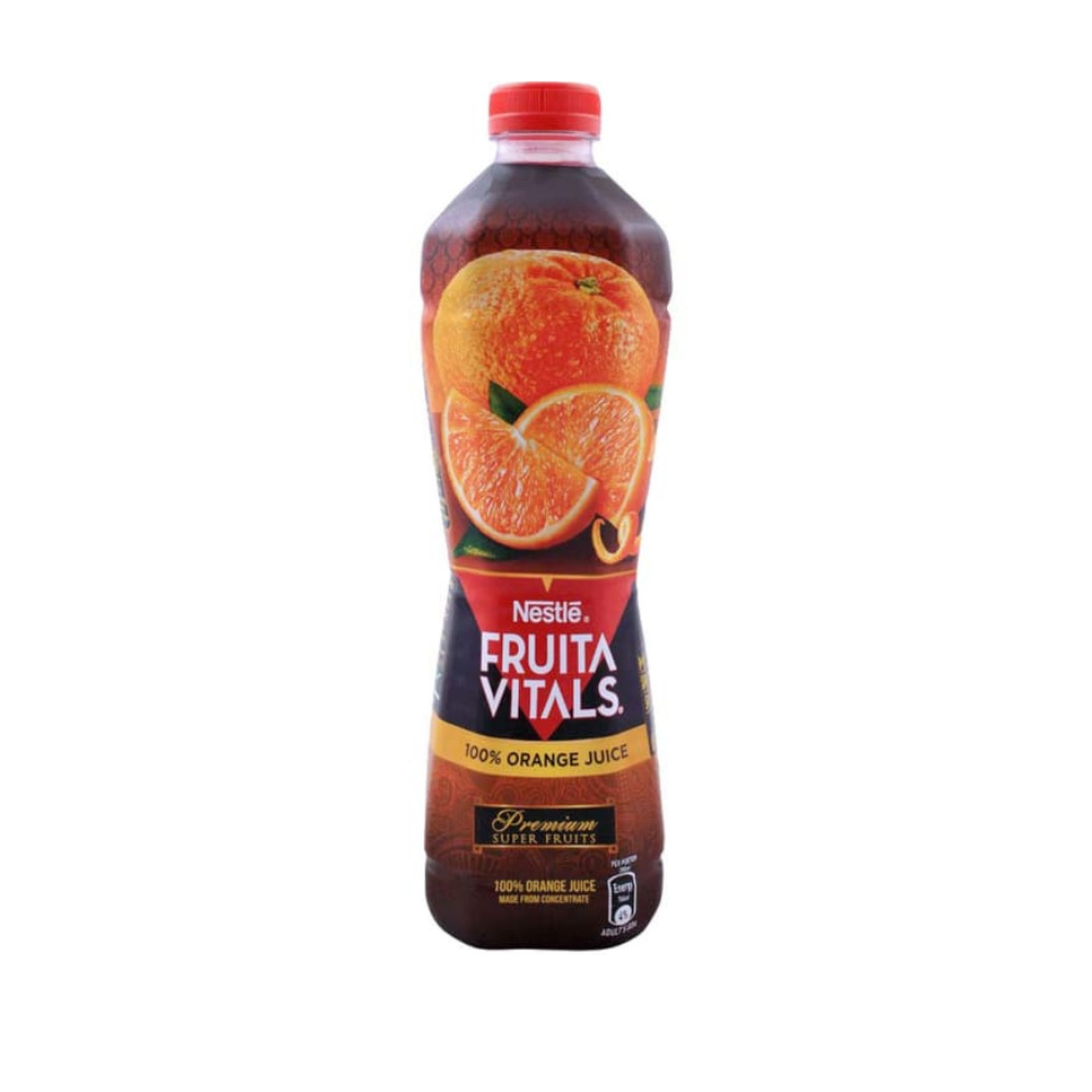 Nestle Fruita Vitals 100% Orange Juice 1 Liter Bottle