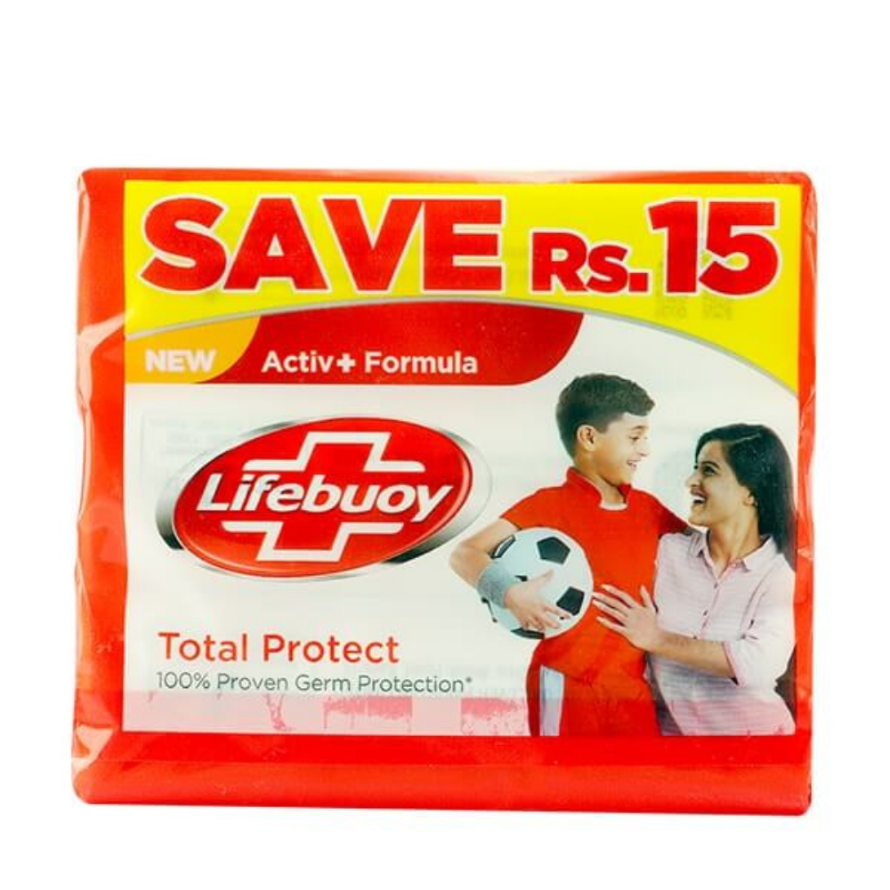 Lifebuoy Total Protect Soap 140x3 g