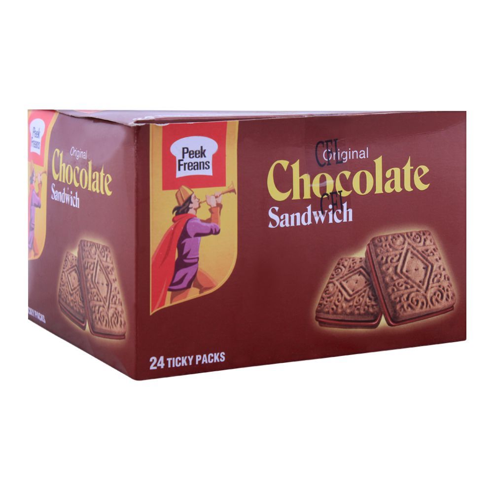 Peek Freans Choclate Sandwich Biscuits 24 ticky Pack Box