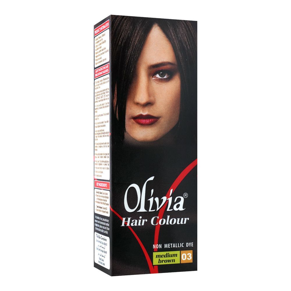 Olivia Hair Color 3 Medium Brown