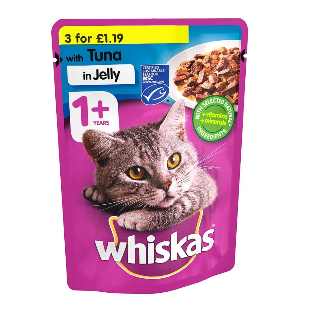 Whiskas Jelly Cat Food 100g Pack