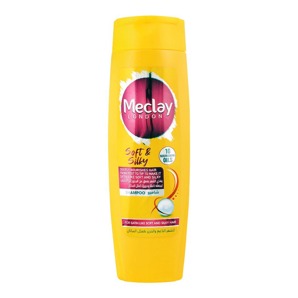 Meclay London Soft & Silky Shampoo 185ml Bottle