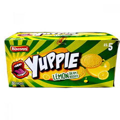 Bisconni Yuppie Lemon Cream Biscuits 30 Piece Box
