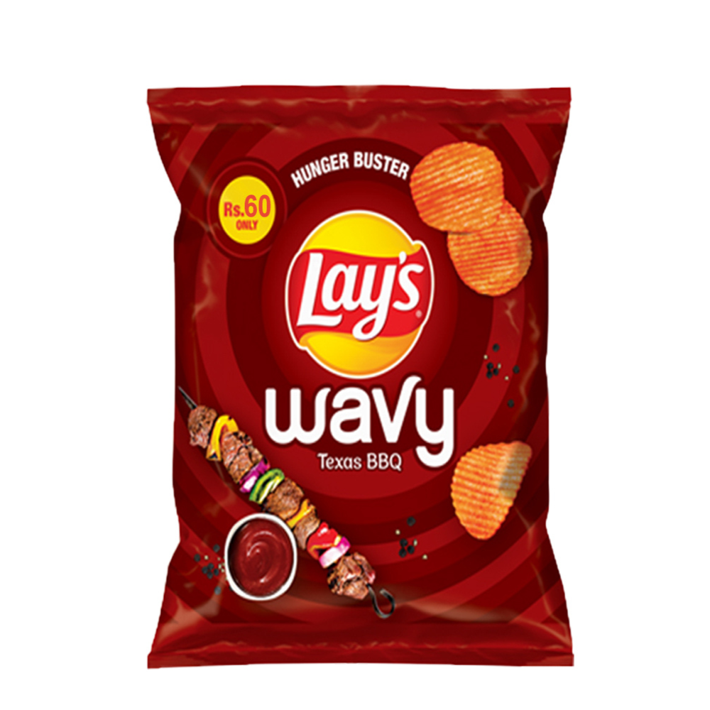 Lays Wavy Texas BBQ 54g Packet