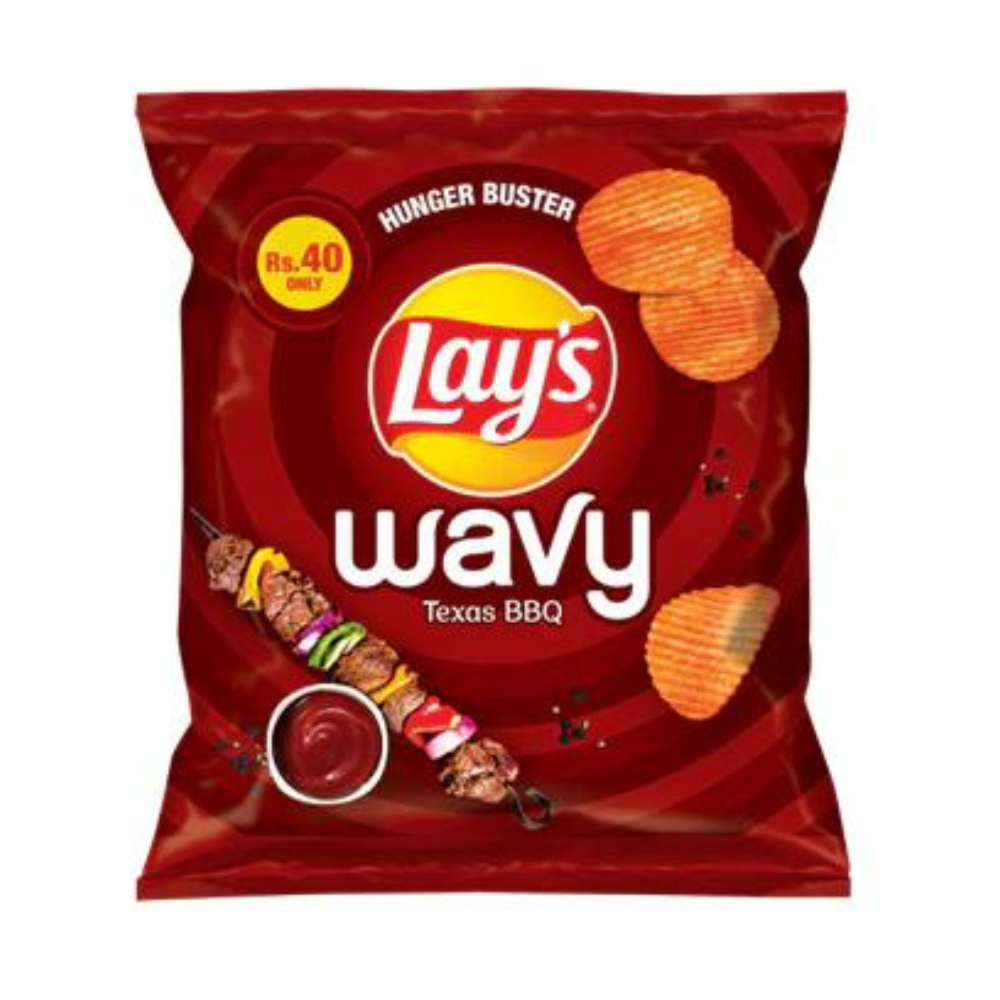 Lays Wavy Texas BBQ 34g Packet