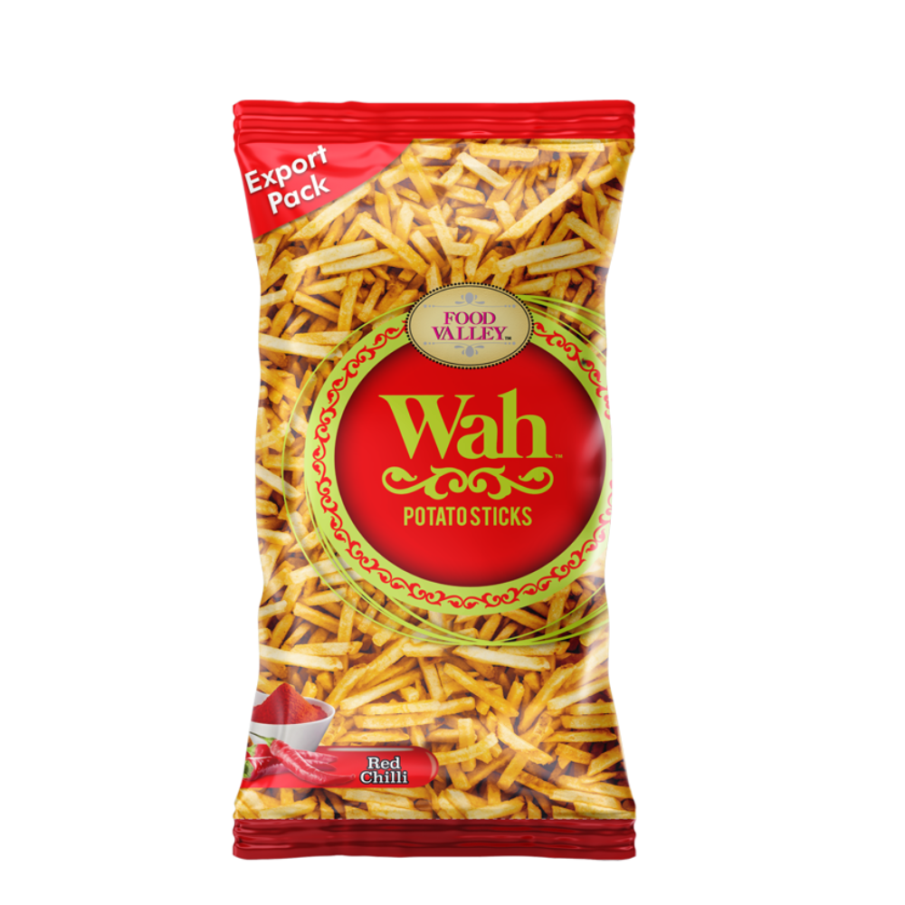 Wah Potato Sticks Red Chilli 150g Packet