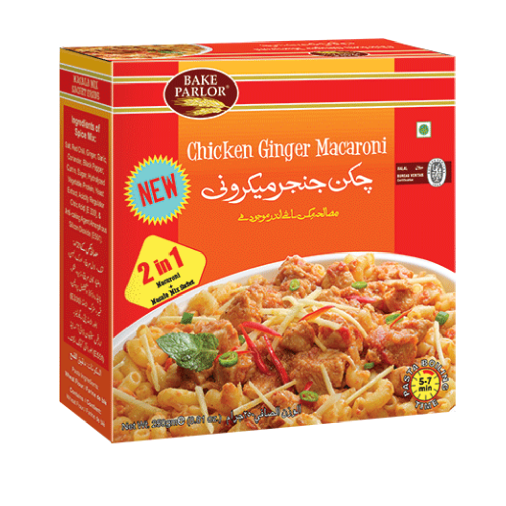 Bake Parlor Chicken Ginger Macaroni 250g Box