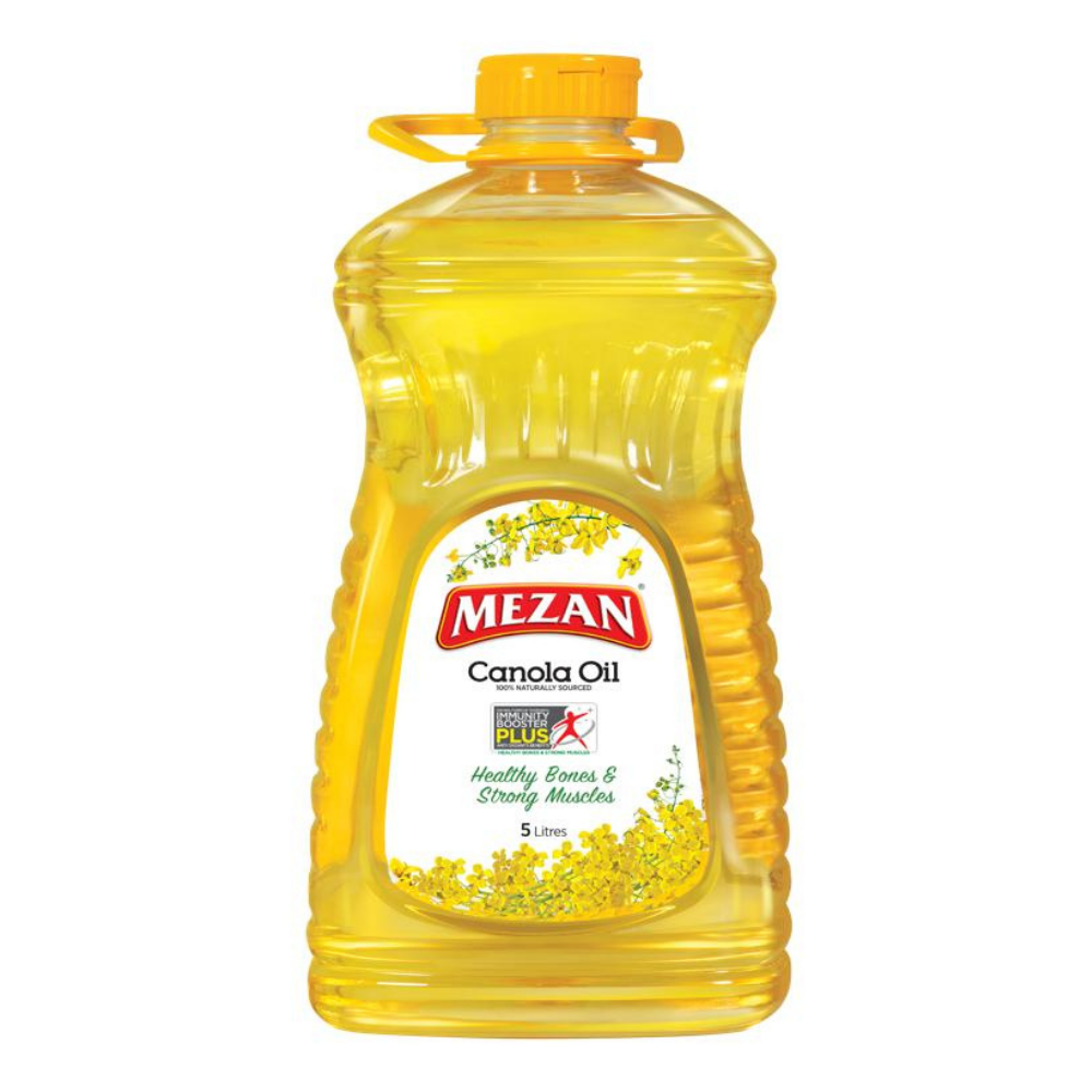 Mezan Canola Oil 5 Liter Bottle