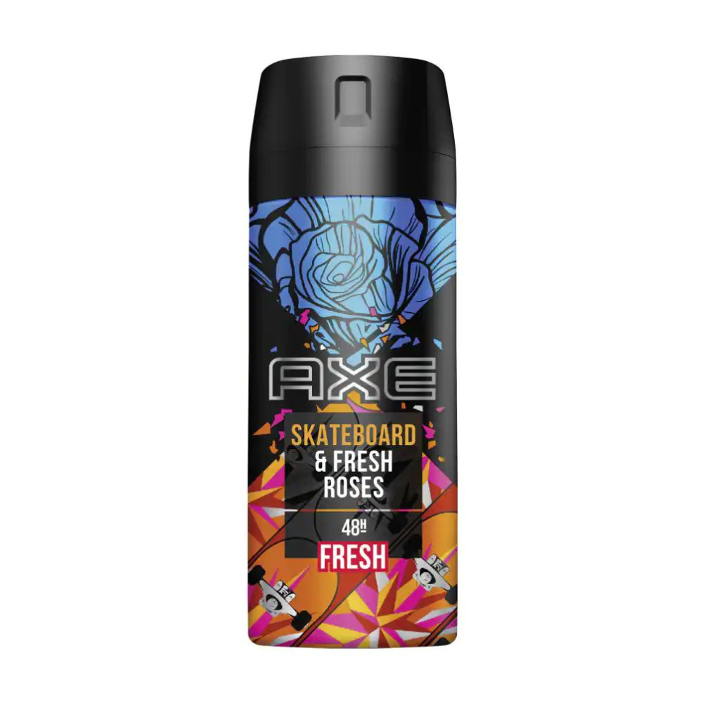 AXE Skateboard & Fresh Rose 150ml Body Spray