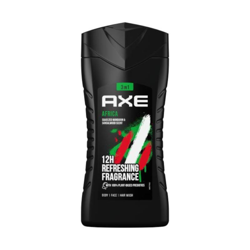 AXE Africa 12H Refreshing Fragance Shower Gel 250 ml Bottle