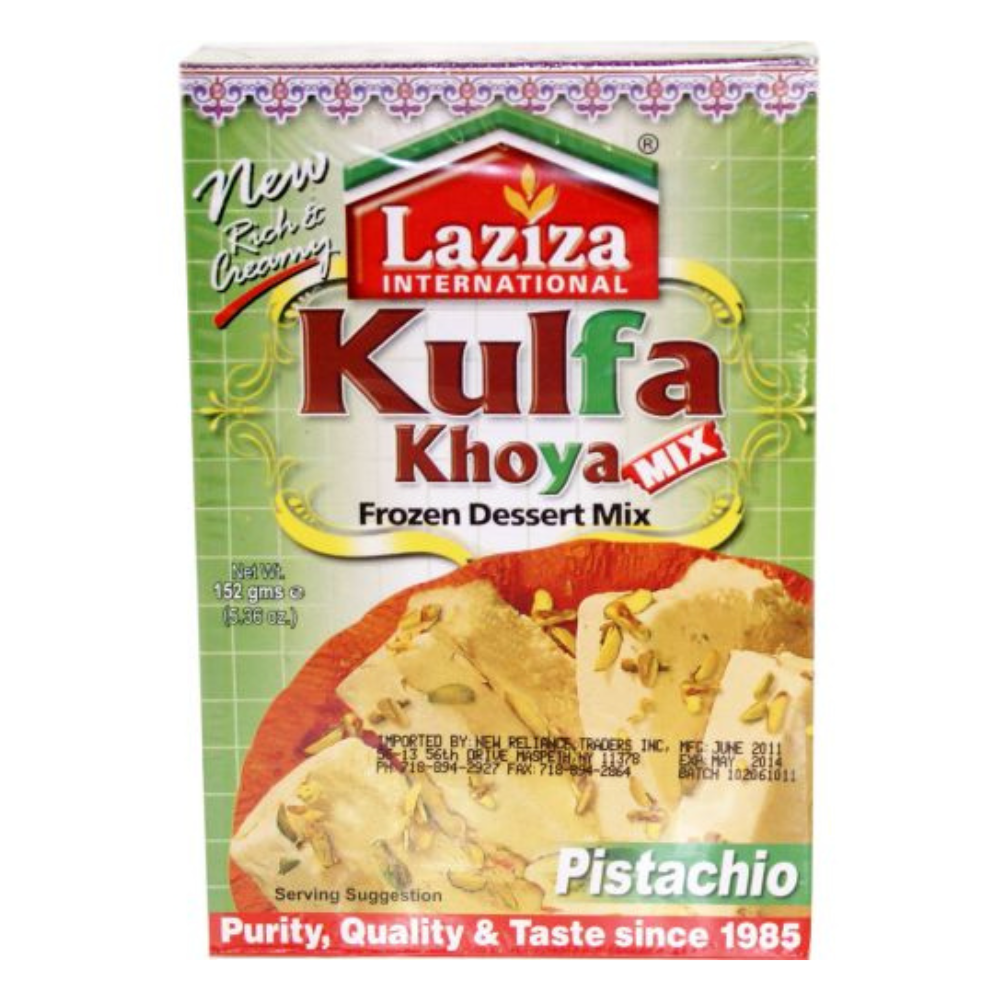 Laziza Kulfa Khoya Pistachio 152g Box