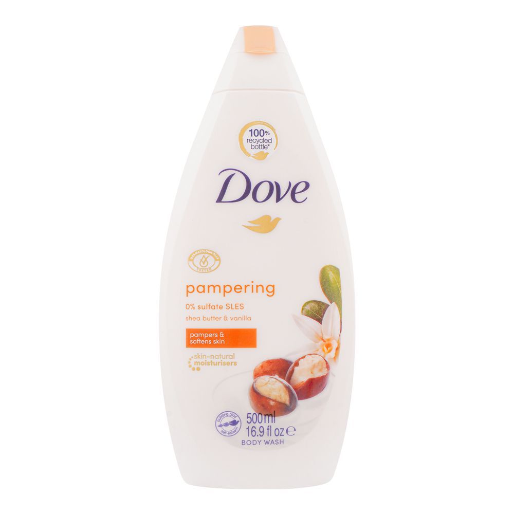 Dove Pampering Body Wash 500ml Bottle