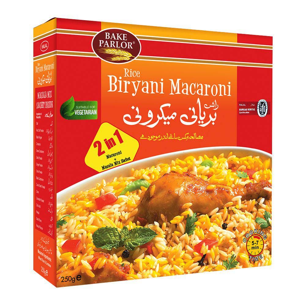 Bake Parlor Biryani Macaroni 250g Box