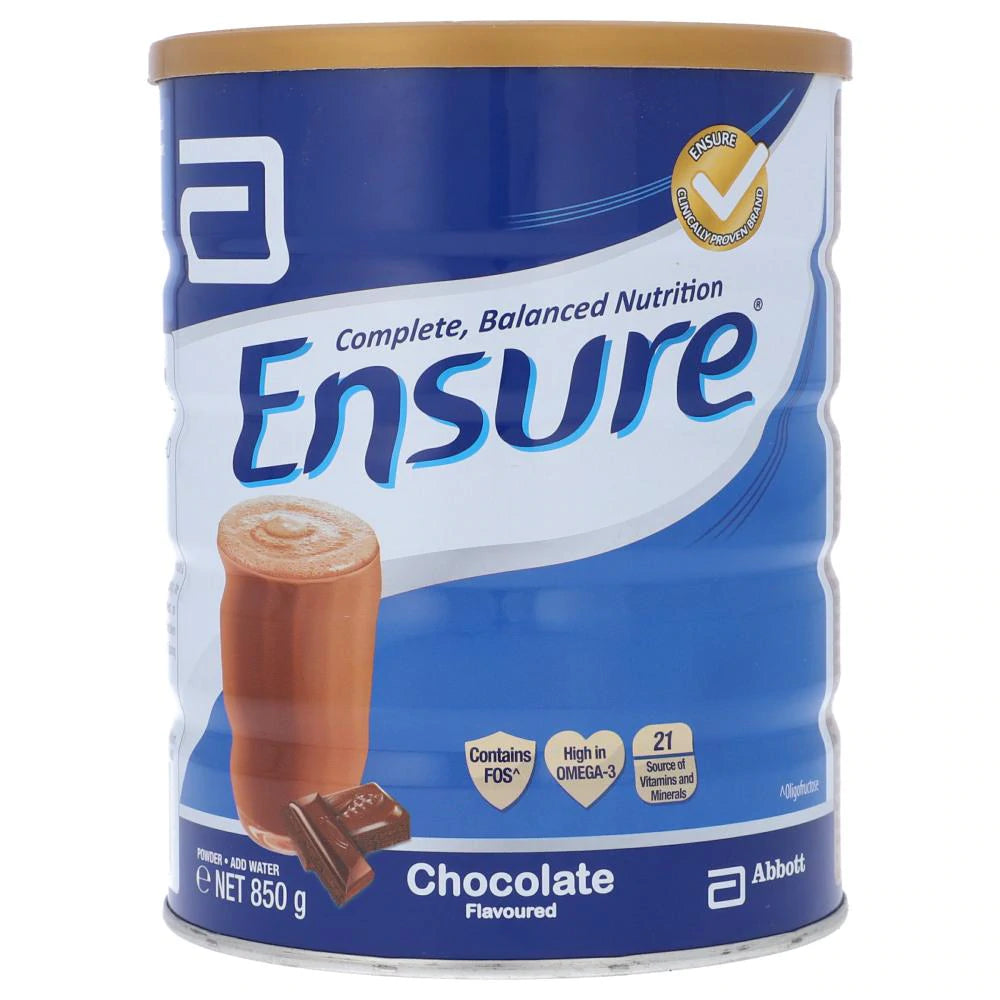 Abbott Ensure Chocolate 850g Tin Pack