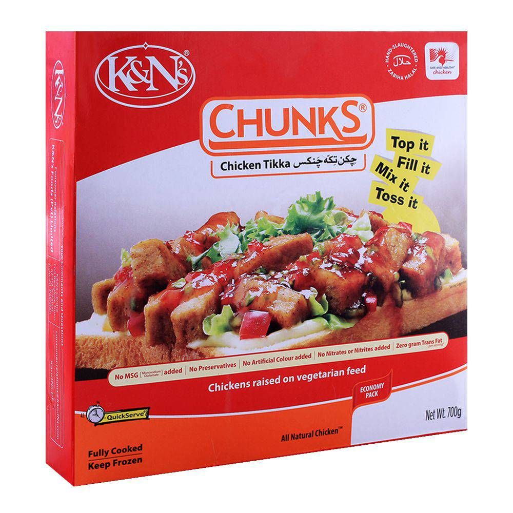 K&Ns Chicken Tikka Chunks 700gm