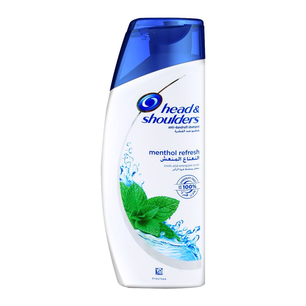 Head & Shoulders Menthol Refresh Shampoo 180ml Bottle