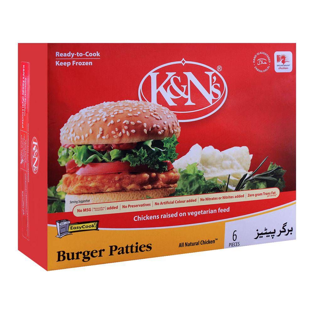 K&Ns Burger Patties 400gm